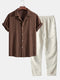 SET ARIANO camicia e pantaloni in lino