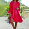 Zita | Robe d'été tendance | Rouge