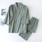 Set di pigiama da uomo in kimono tradizionale giapponese