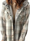 Emma | Chaqueta de cuadros con cremallera