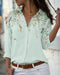 Fleur - Blusa de manga larga con estampado floral