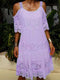 Acuza - Abito in pizzo di chiffon