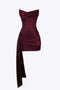 Brooklyn - Mini abito senza maniche in raso Elegance da donna