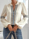 Jacqueline - Blusa elegante con mangas abullonadas