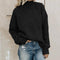 Pull col roulé femme