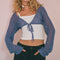 Moda-perfetta | Allacciatura a maglia Cardigan corto