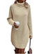 Elegante vestido de punto para mujer.