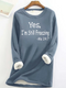 Camisa de manga larga de mujer