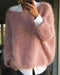 Maglione classico off-shoulder da donna in maglia