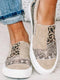 Genève | Chaussures en toile à imprimé animal
