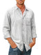 Camicia da uomo in denim a maniche lunghe | Ideale per l'estate
