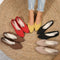 Amélie | Ballerines en maille à bout pointu