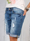 GERLIE - Shorts vaqueros cómodos para el verano