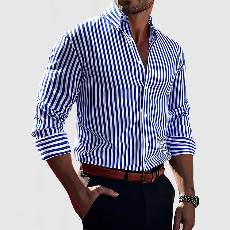 Chemise en coton rayée - Timothy