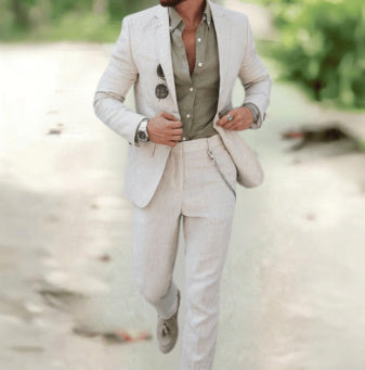 Laurence - Costume deux pièces grande taille pour homme