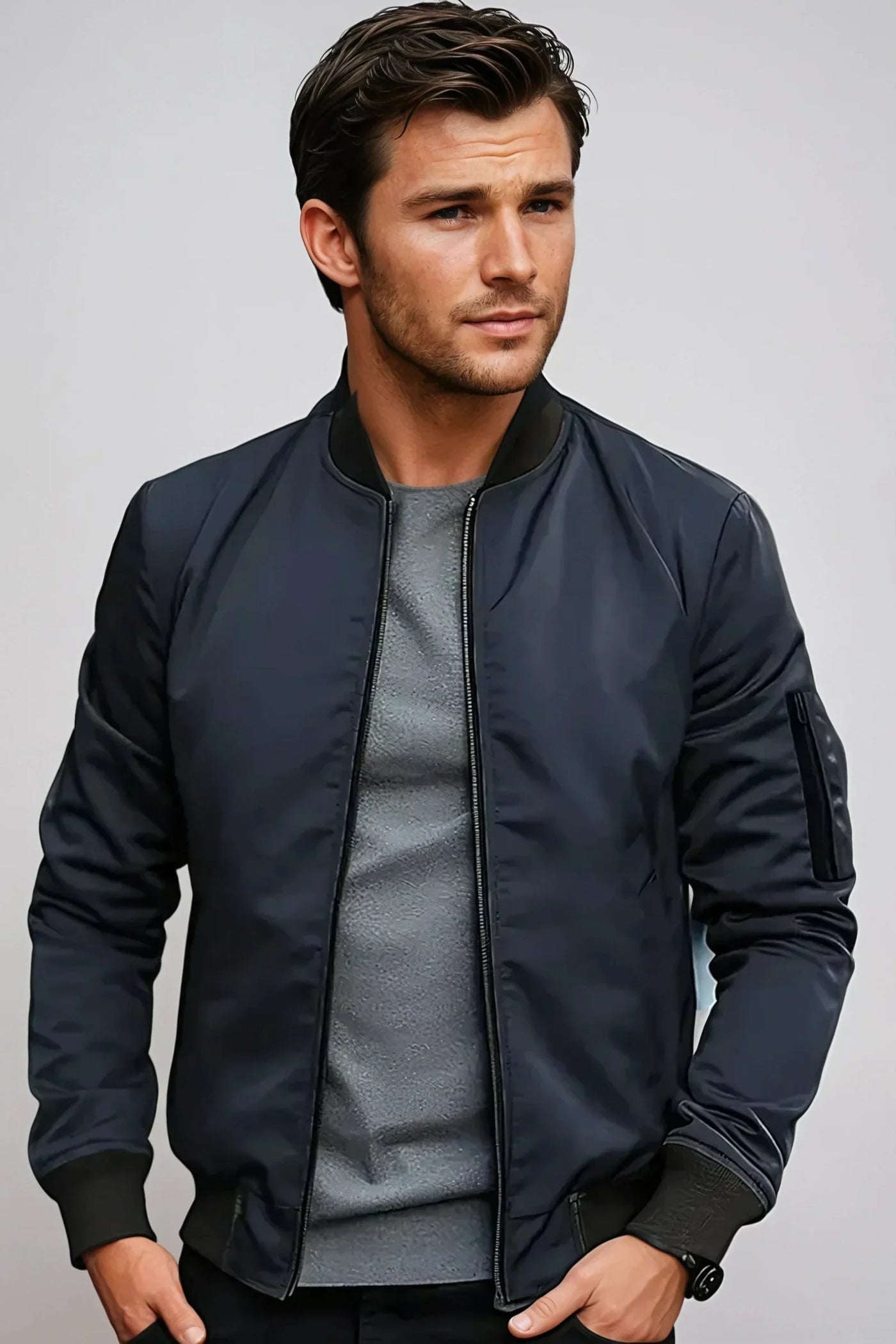 Chaqueta de chaqueta de bombardero de explosión elegante y caliente