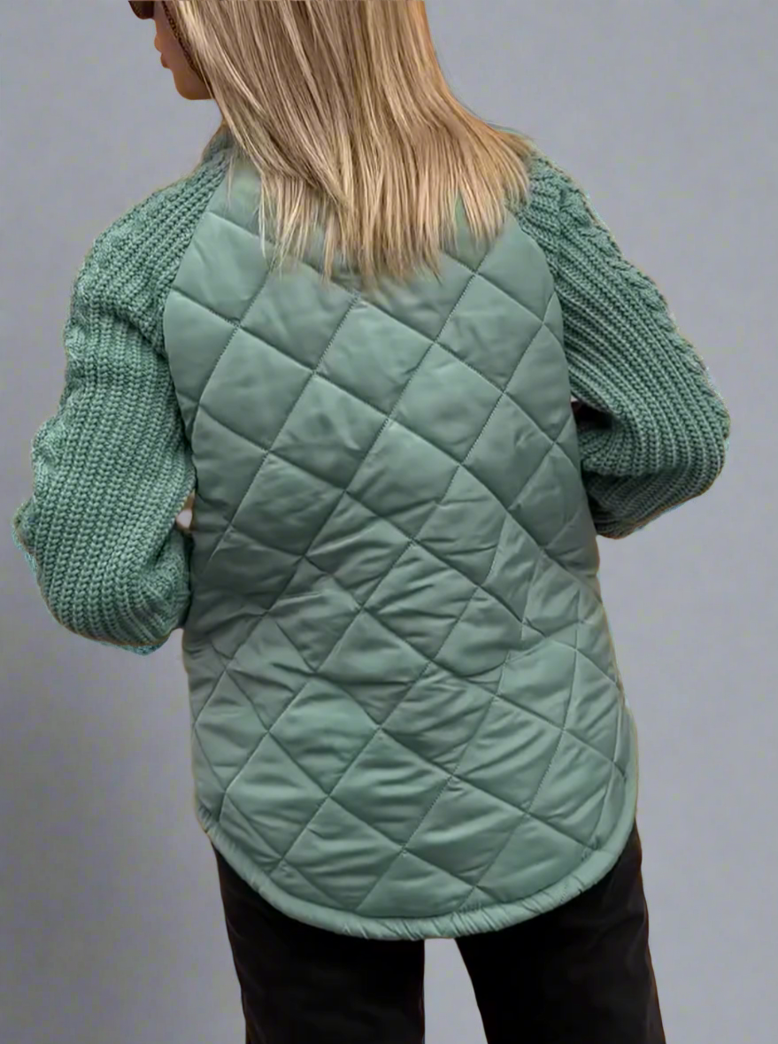 Veste rembourrée avec manches de chemise