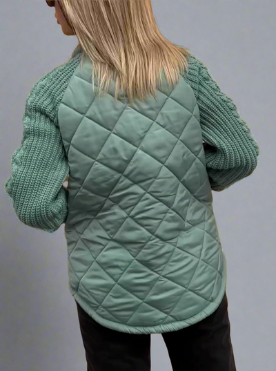 Veste rembourrée avec manches de chemise