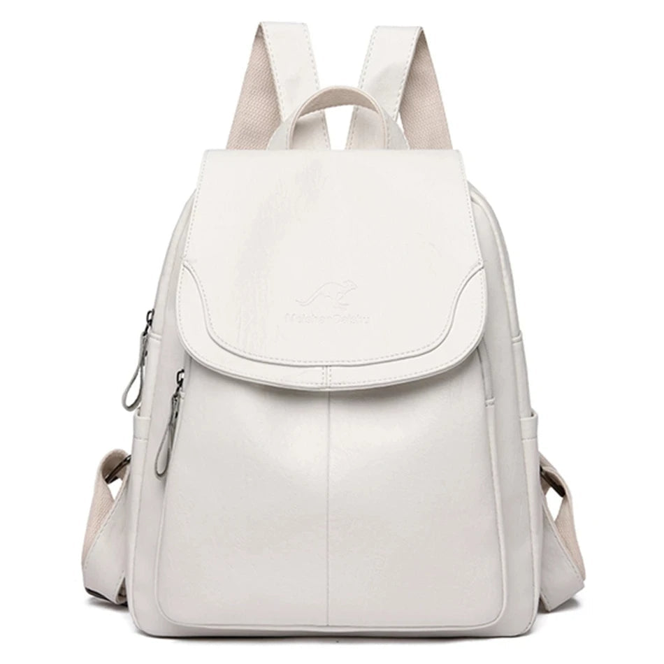 Sac à dos en cuir anti-Thet pour les femmes à la mode | Edah