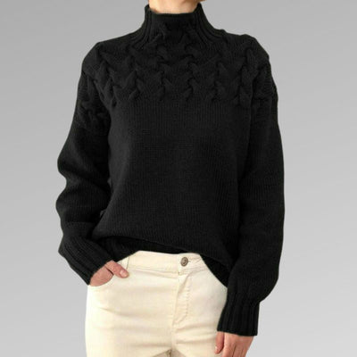 Caja - maglione a collo alto - elegante e caldo