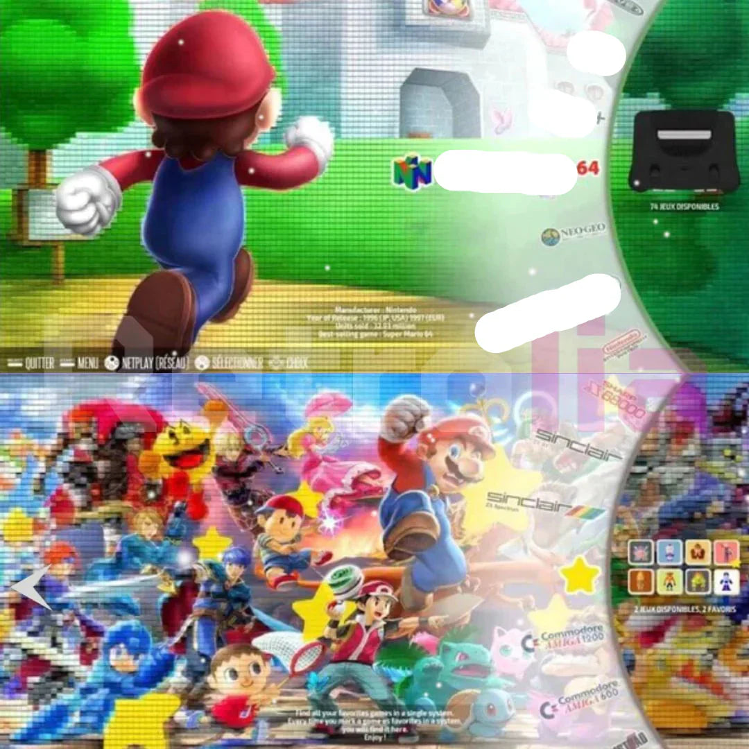 Console di gioco retrò 4K | sistema di oltre 20000 giochi