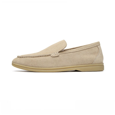 Mocasines exclusivos de ante para hombre en estilo milanés