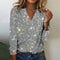 Priscilla - Maglia scintillante con scollo a V