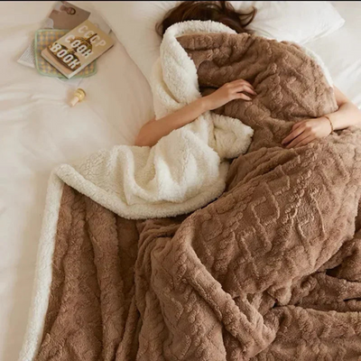 Couverture d'hiver chaude pour les nuits froides - épais, doux et élégants pour la chambre et le canapé