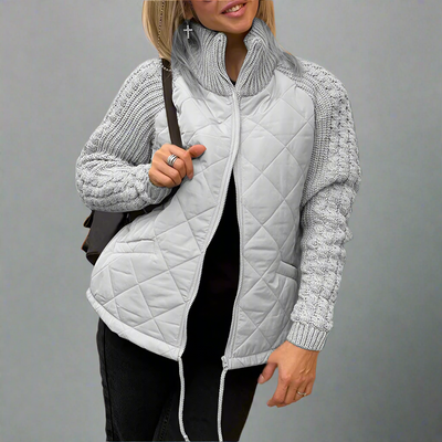 Veste rembourrée avec manches de chemise