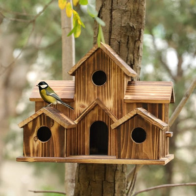 Voliera funzionale in legno WillowNest