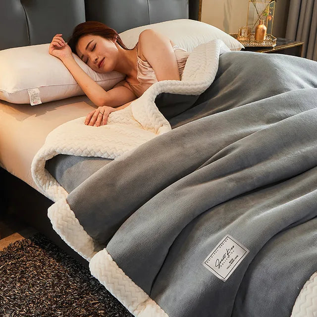 Couvertures d'hiver luxueuses en batteries - Cozycudd