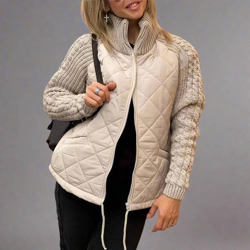 Veste rembourrée avec manches de chemise