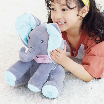Canta e gioca con i peluche degli elefanti