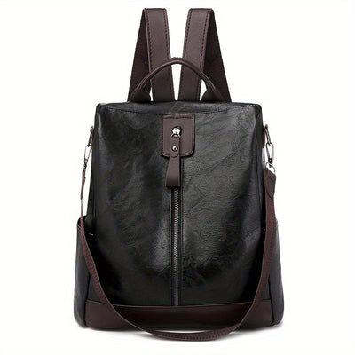 Sac à dos pour femme en cuir PU vegan au design sûr