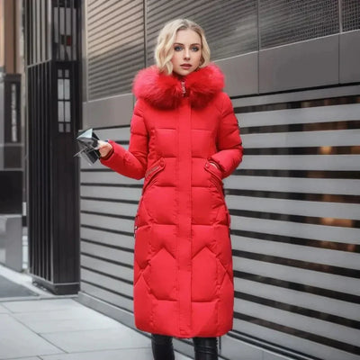 FARA - Élégant manteau en fausse fourrure italienne