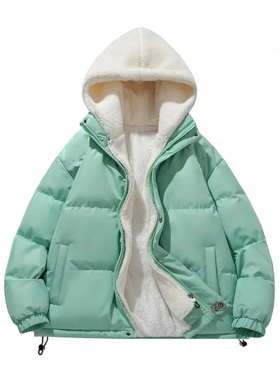 Chaqueta de invierno casual y de moda.