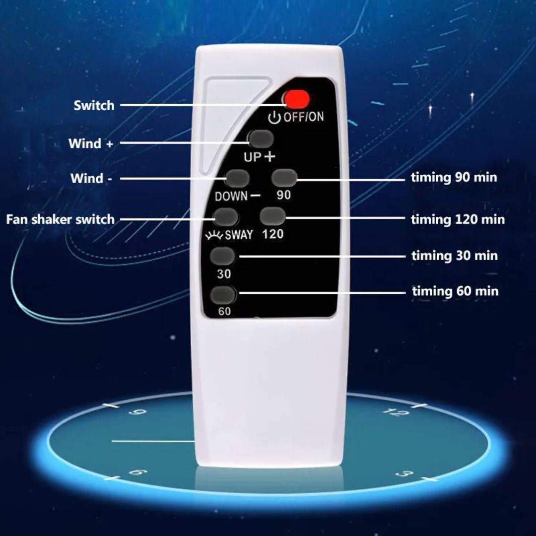 Ventilador sin aspas de 16 pulgadas con control remoto