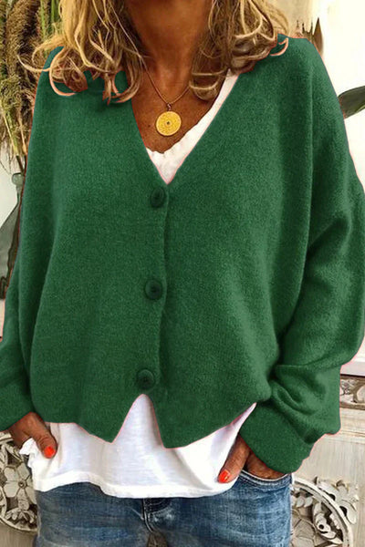 Cardigan Gezellige Patchwork Gebreide da donna
