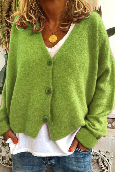 Cardigan Gezellige Patchwork Gebreide da donna