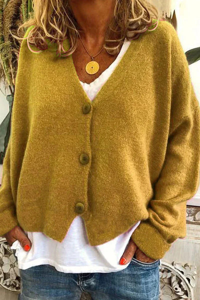 Cardigan Gezellige Patchwork Gebreide da donna