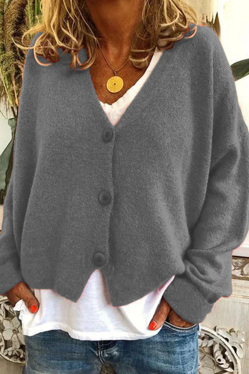 Cardigan Gezellige Patchwork Gebreide da donna