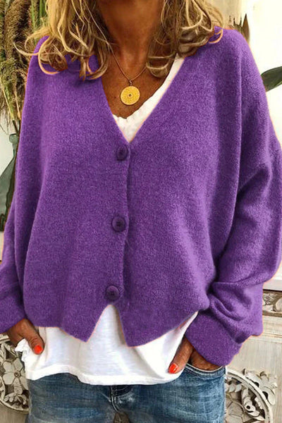 Cardigan Gezellige Patchwork Gebreide da donna
