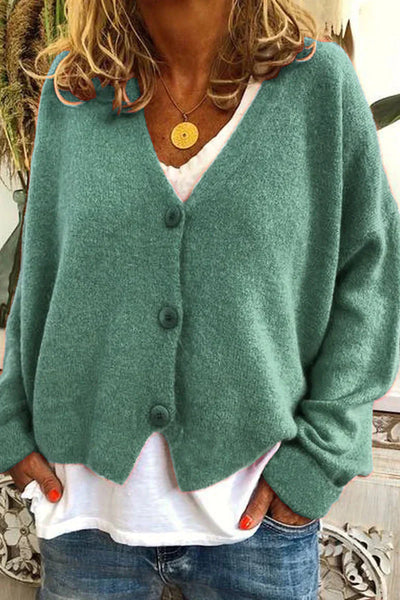 Cardigan Gezellige Patchwork Gebreide da donna