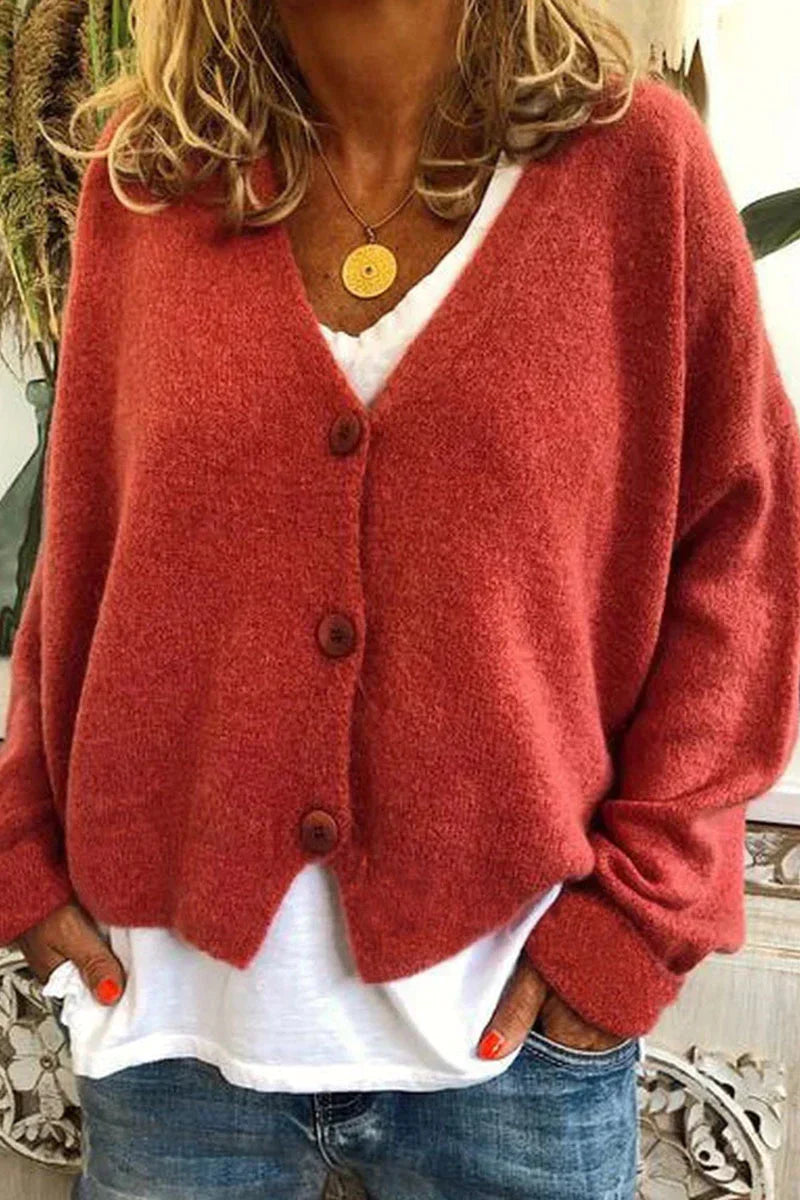 Cardigan Gezellige Patchwork Gebreide da donna