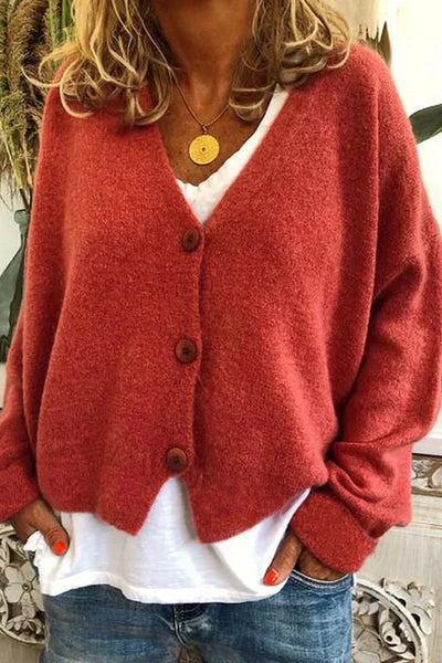 Cardigan Gezellige Patchwork Gebreide da donna