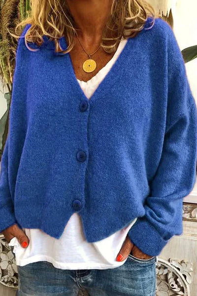 Cardigan Gezellige Patchwork Gebreide da donna
