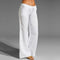 Pantalones de lino de verano para mujer