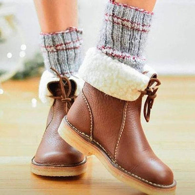 Botas impermeables con forro de lana