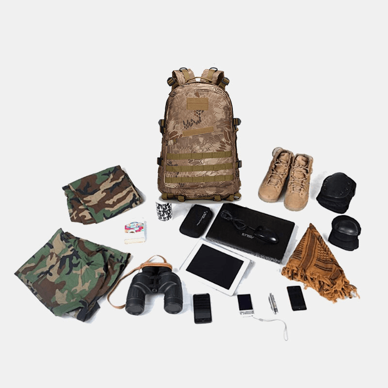 Sac à dos tactique imperméable 30L - sac à dos mimétique