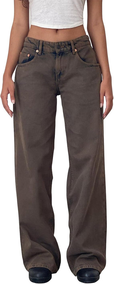 Jasmine - Pantalon large en jean pour femme